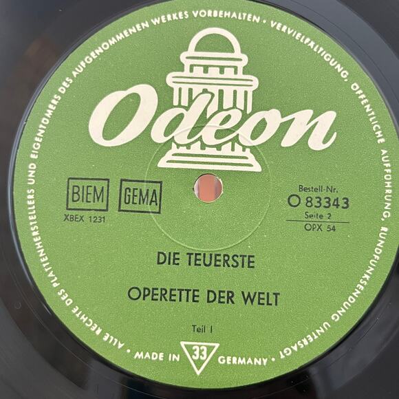 Die Teuerste Operette Der Welt Erster Teil Vinyl LP Odeon O 83 343 - Picture 5 of 7
